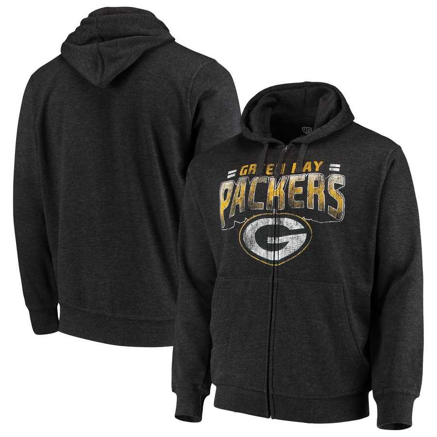 Men's Green Bay Packers G III Sports by Carl Banks Perfect Season Full Zip Hoodie Charcoal,We sell and wholesale Men's Green Bay Packers G III Sports by Carl Banks Perfect Season Full Zip Hoodie Charcoal on line form chian!